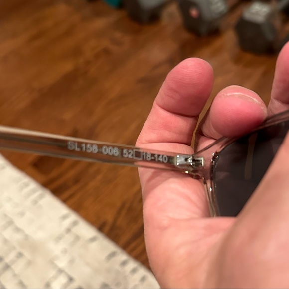 SOLD @2ndSt — Saint Laurent smoky acrylic frame sunglasses - Picture 7 of 7